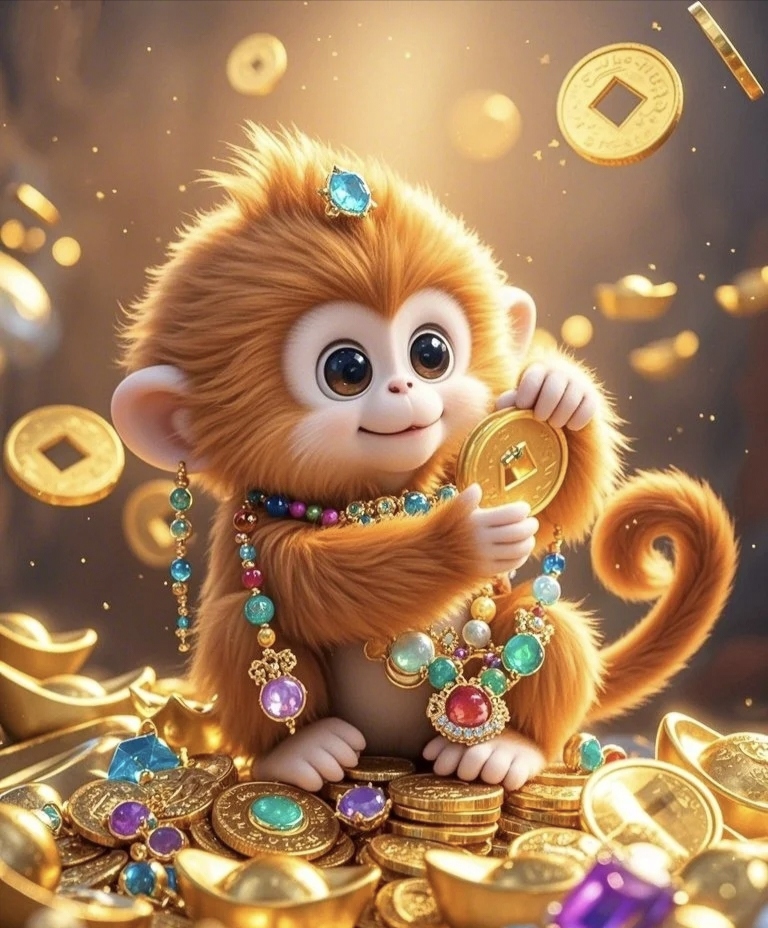 招財猴蘋果版招財熊貓?zhí)O果版